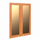 Двери стеклянные RGFD 42-2 Орех Даллас (880х26х1900)
