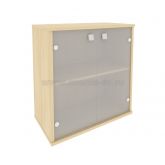 шкаф низкий широкий (2 низкие двери стекло) style л.ст-3.2_2022