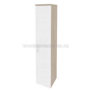 Шкаф высокий ONIX O.SU-1.9(R) Дуб Аттик/Белый